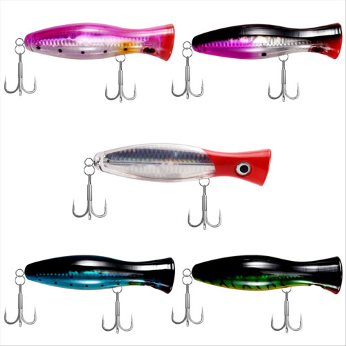 Angelköder - Popper - Angelpaket 5 Stück - 12,5 cm & 40 Gramm
