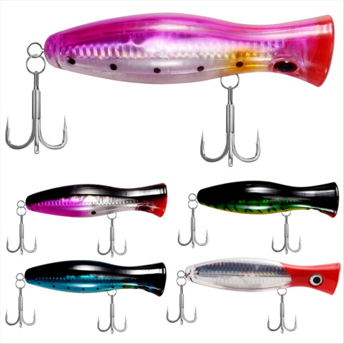 Angelköder - Popper - Angelpaket 5 Stück - 12,5 cm & 40 Gramm 1