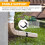 Rainwater Downspout Bracket - Rust-Proof Anchor for Pipe Support 3