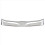 Motorcycle Chrome Rear Mud Flap Trailing Edge Cover Mudguard Flare 2