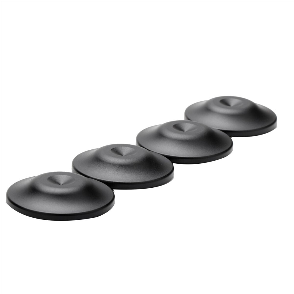 4Pcs Amplifier Speaker Feet Spikes Pads Recorder Feet Pad Black 4853122527025
