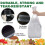 Mushroom Grow Bags,25 Pack Polypropylene Mushroom Spawn Bag 2