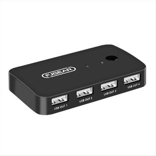 Προσαρμογέας διακόπτη USB 2 εισόδων 4 εξόδων Εναλλαγέας USB