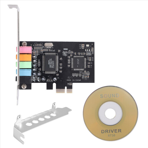 Κάρτα ήχου PCIe 5.1, κάρτα PCI Express Surround, στερεοφωνικός ήχος 3D 1
