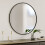 70cm Nordic Round Bathroom Framed Mirror Wall Hanging 2