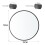 70cm Nordic Round Bathroom Framed Mirror Wall Hanging 3