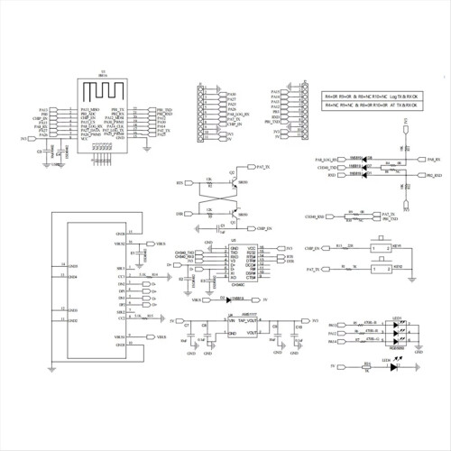 BW16-Kit Πλακέτα Ανάπτυξης RTL8720DN Wi-Fi Διπλής Ζώνης Χαμηλής Ισχύος