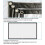 Tela de projetor para home theater branca dobrável anti-vinco (120 polegadas) 1