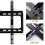 Suporte de parede para TV para telas de 14 a 32 polegadas Suporte fixo para painel plano 5
