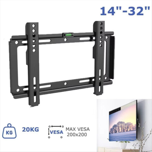 Suporte de parede para TV para telas de 14 a 32 polegadas Suporte fixo para painel plano 1