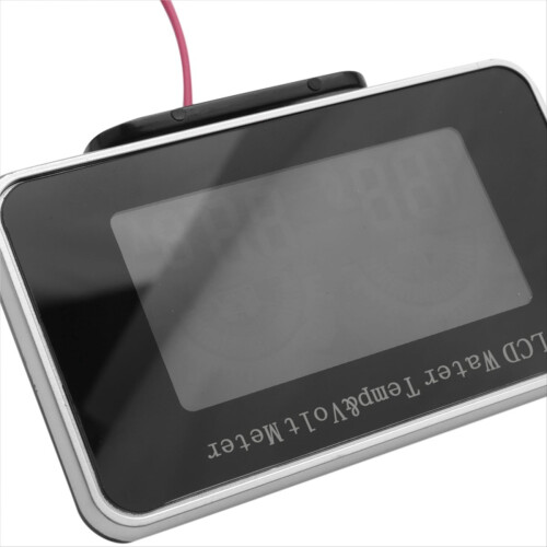 Μετρητής πίεσης νερού αυτοκινήτου LCD 2 σε 1, βομβητής συναγερμού M10 2