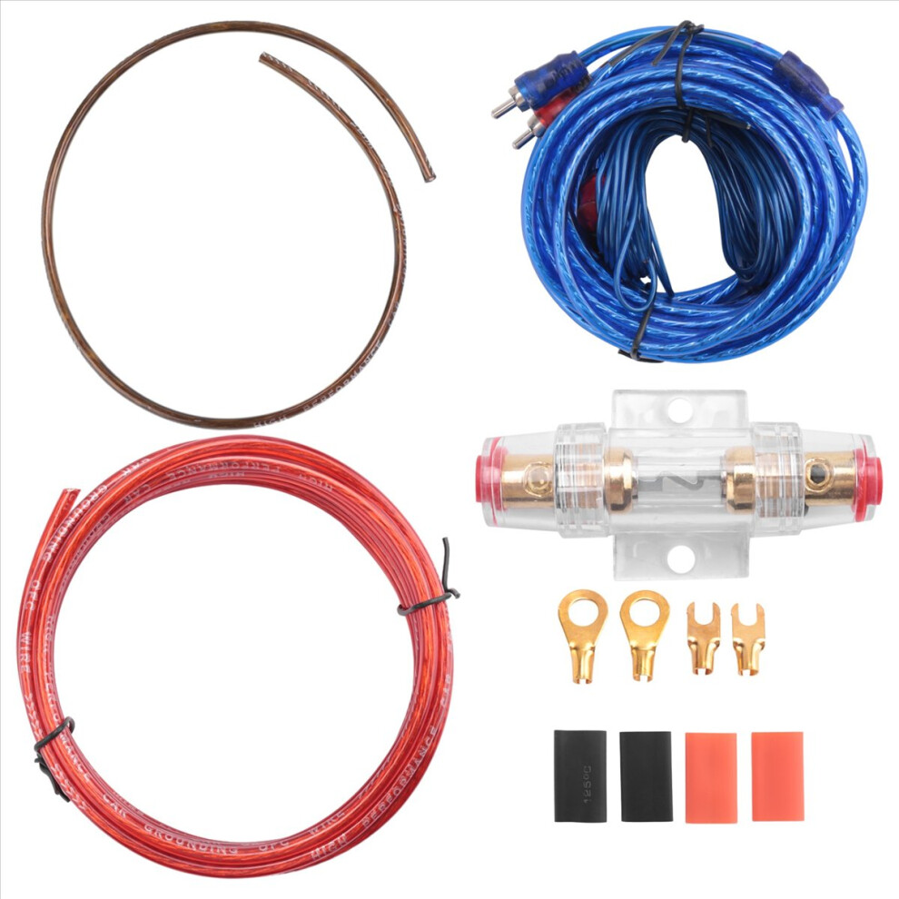 1500W Car Amplifier Installation Wiring Harness Kit 8Ga Audio Cable 4851013674476