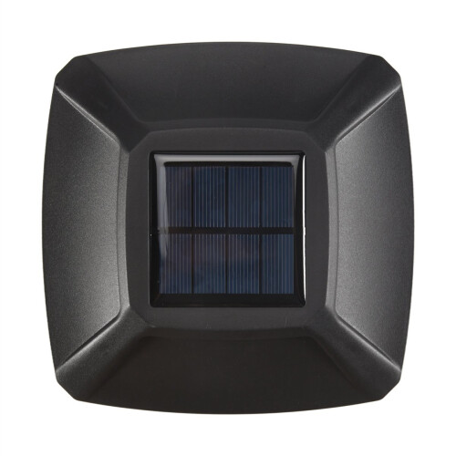 Luces solares para postes de madera de 20 cm, color blanco cálido