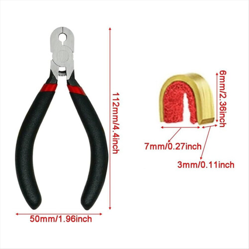 Bow String Nocking Points Set, Black 1