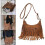 Fashion tassel shoulder bag with adjustable strap 5