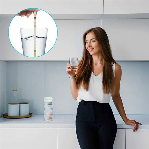 Kit de test d'eau premium 16 en 1, pour eau potable, dureté, pH, plomb 1