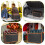 for 12 Bottles Wine Bottle Bag Compartments Bottles 4