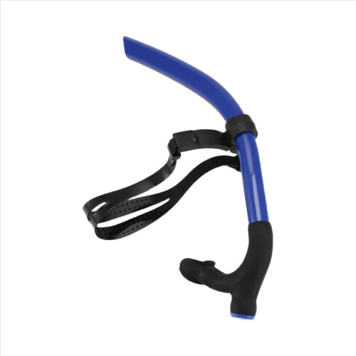 Silikon-Schwimm-Front-Atemschlauch, Tauchtraining, Blau 2
