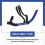 Silikon-Schwimm-Front-Atemschlauch, Tauchtraining, Blau 5