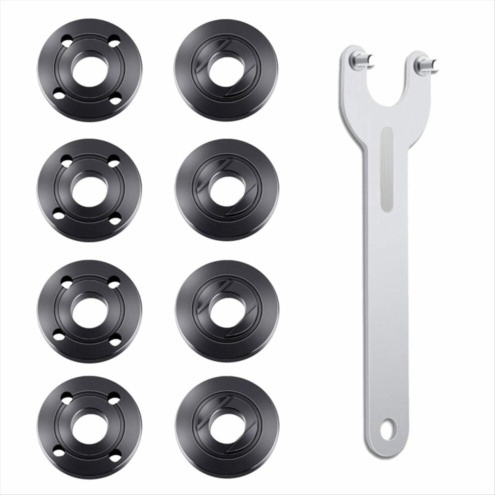 9Pcs Angle Grinder Flange Nut Angle Grinder Wrench Kit 4851013683607