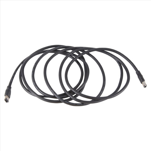 Μαύρο καλώδιο IEEE 1394 Firewire 400 σε Firewire 400, 6 ακίδων αρσενικό - 10 πόδια 2