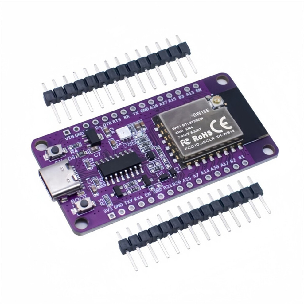 Photos - Other for Computer Markenlos RTL8720DN Dual-Band WiFi Bluetooth Module NICEMCU, Unwelded 