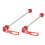 Mountainbikes Snelspanner Hendel Aluminiumlegering Rood 1