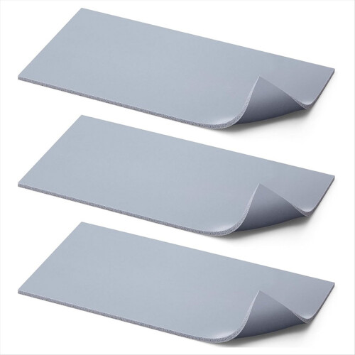 3 τεμάχια θερμαντικό κάλυμμα σιλικόνης 1/8in x 4in x 8in αφρώδες χαλάκι