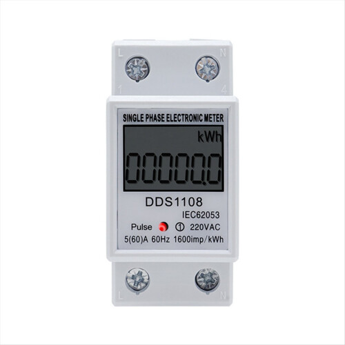 DDS1108 Digitale elektrische energiemeter Multifunctionele wattmeter LCD