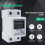 DDS1108 Digitale elektrische energiemeter Multifunctionele wattmeter LCD 7