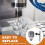 Key Type 1.5-13mm Capacity B16 Tapered Bore Drill Chuck 5