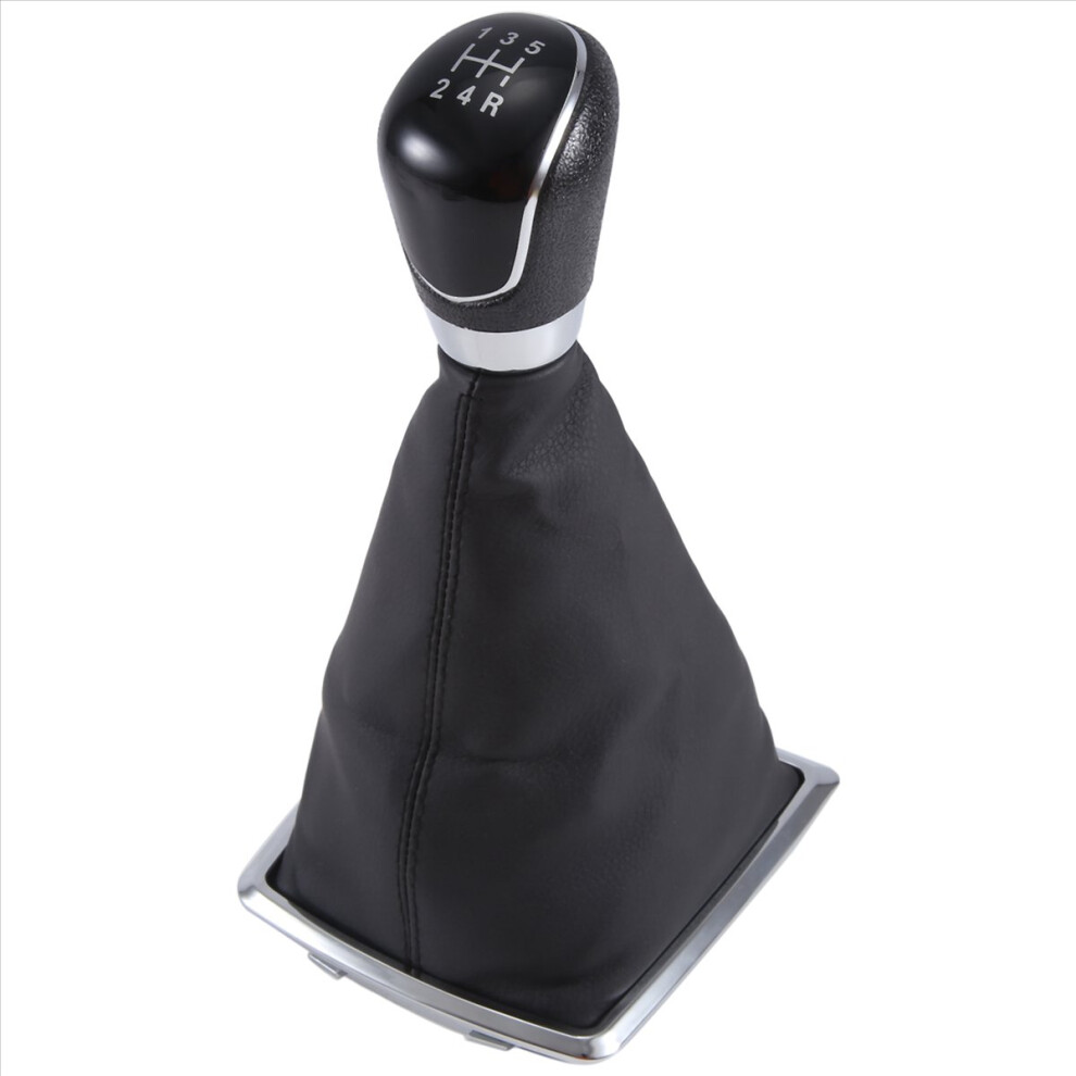 5 Speed Manual Gear Shift Knob Lever Gaiter Cover For Focus Mk2 Black 4851013604541