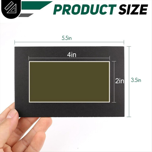 Película de visualização magnética, visor de campo magnético de 2 polegadas x 4 polegadas 1