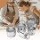 5 Pcs Biscuit Cutter with Handle - Stainless Steel Round Circle Donut 5