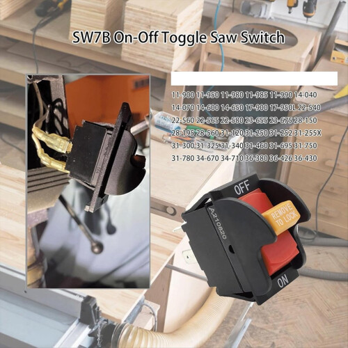 τεμάχια διακόπτης SW7B Aftermarket για πριόνι τραπεζιού 2
