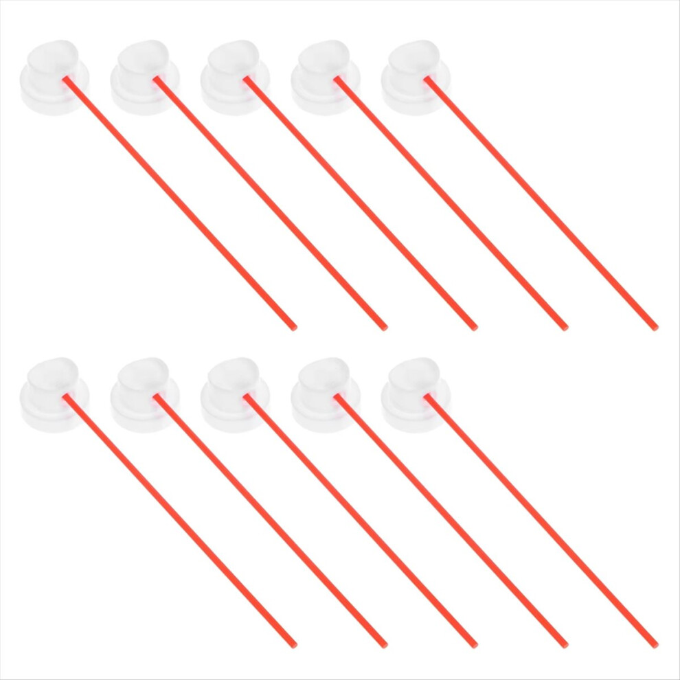 50Pcs -Paint Caps,Nozzles- Paint Tips Red Thin Tube 4851013606644