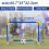 Mini porta da calcio pieghevole con rete e pompa in plastica regalo 4