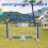 Mini porta da calcio pieghevole con rete e pompa in plastica regalo 5