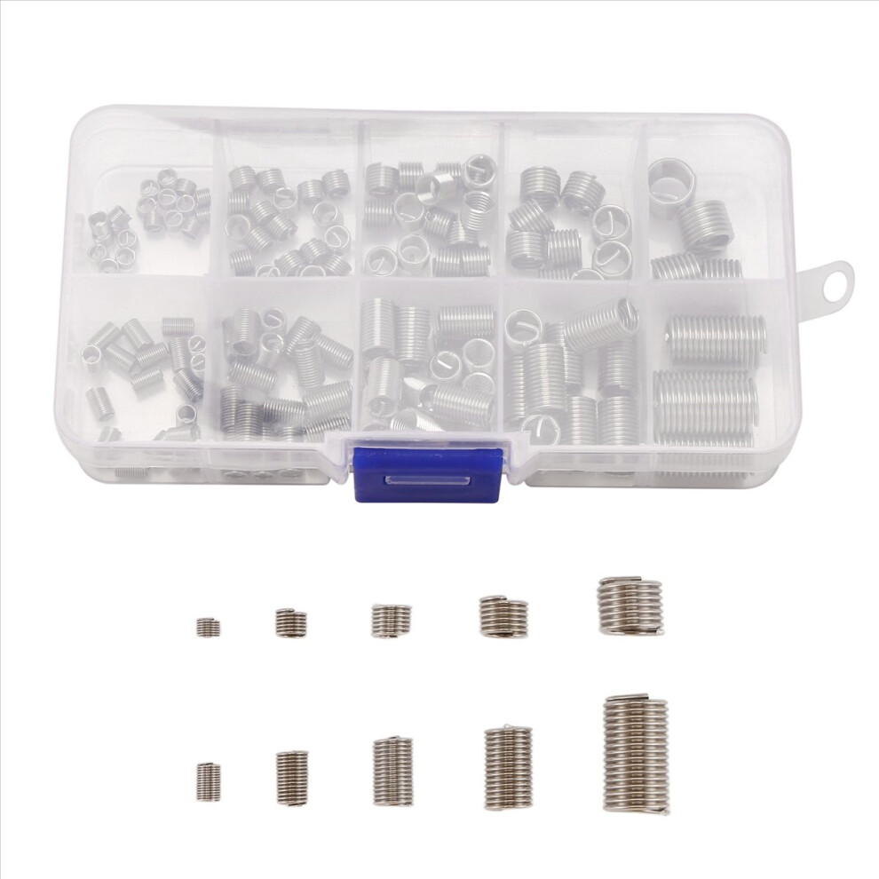 150Pcs M3 M5 M6 M8 Stainless Steel Heli Coil Thread Repair Insert 4851013614342