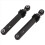 2 Pcs 100N Machine Washer Front Load Black Plastic 5
