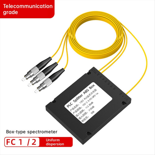 FC/UPC Fiber Optic Splitter Box PLC Splitter ABS Box 1/2 1