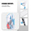 10Pcs School Protractor Set Rulers for Maths and Engineering, Blue 6