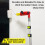 Extensor de pincel multi-ângulo vermelho, ferramenta de aparar tinta 5