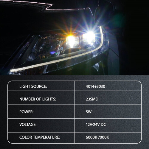 2 τεμάχια λάμπα αυτοκινήτου T20 7440 W21W LED Canbus φώτα οπισθοπορείας 7443 LED 1