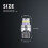 2 τεμάχια λάμπα αυτοκινήτου T20 7440 W21W LED Canbus φώτα οπισθοπορείας 7443 LED 5