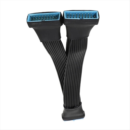 Cable divisor USB 3.0 hembra a macho de 19/20 pines, 2 puertos para placa base 1
