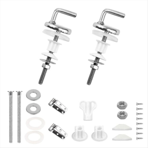 WC-Sitzscharniere Universal Seat Top Fix Scharnier Edelstahl 1