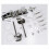 WC-Sitzscharniere Universal Seat Top Fix Scharnier Edelstahl 4
