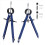 2 Pack Drafting Compass with Lock Math Bow Compass Drawing Metal 2