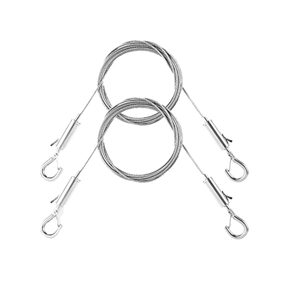 2Pcs Adjustable Picture Hanging Wire Kit,1Mx1.5mm Cables Hanging Rope 4851013633558